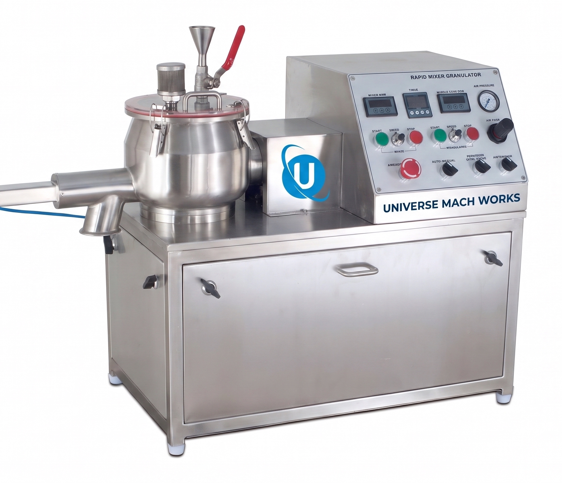Rapid Mixer Granulator (RMG) Manufacturer | Universe Mach Works Rapid Mixer Granulator (RMG) Manufacturer in India by Universe Mach Works